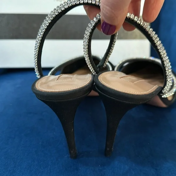 Aquazzura Eden crystal pumps size 40 USA 9.5